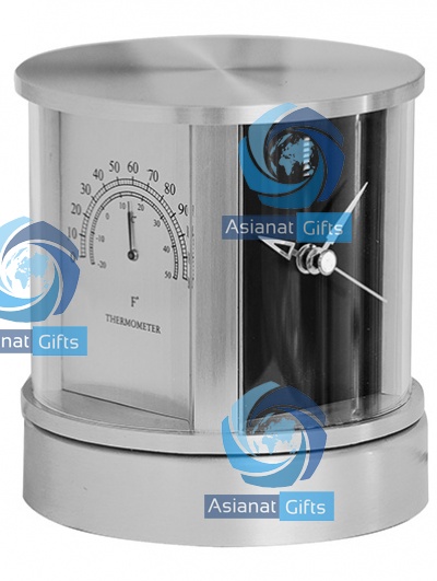 Rotating Desk Clock and Weather Station