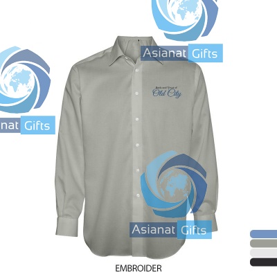 Non-Iron Dobby Pindot Men's Shirt