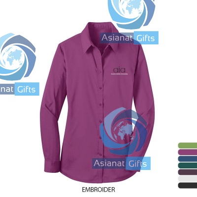 Stretch Poplin Ladies' Shirt