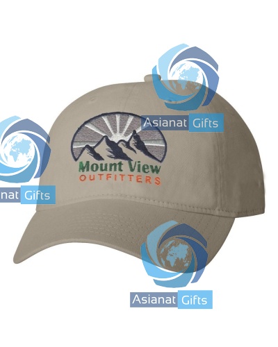 Brushed Cotton Twill Cresting Unstructured Cap