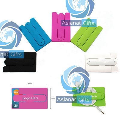 Silicone Phone Wallet With Stand
