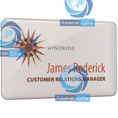 Digitally Printed Metal Name Badges