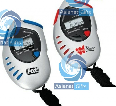 Sport Stopwatch with Silver Case