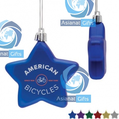 Shatter Resistant Flat Star Ornament