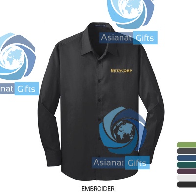 Stretch Poplin Men's Shirt