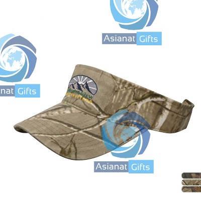 Camo Brushed Cotton Twill Visor