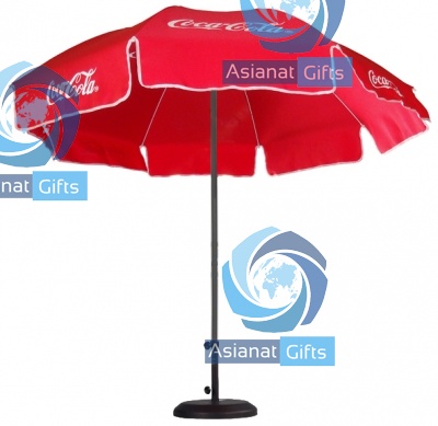 Market Umbrella - 7.5&#039; Panel Aluminum Pole (Imprinted)