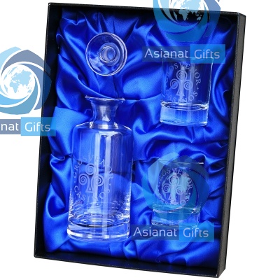 Round Wee Dram Decanter Set