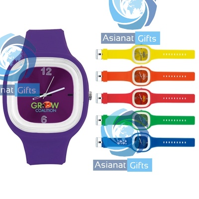 Square Plastic Wristwatch