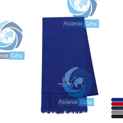 Knit Scarf with Fringe