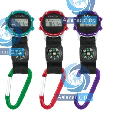 Clip On Stopwatch w/ Compass