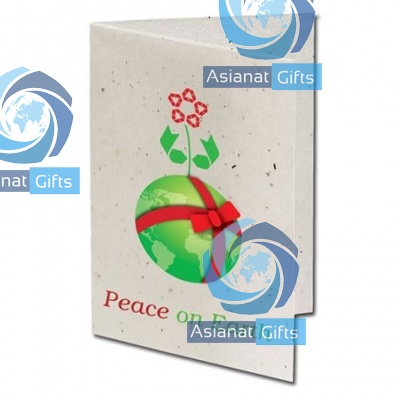 Seeded Paper Holiday Card