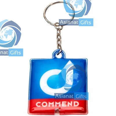 Pressed PVC Torch Keyring