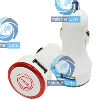 Round Dual Car Charger